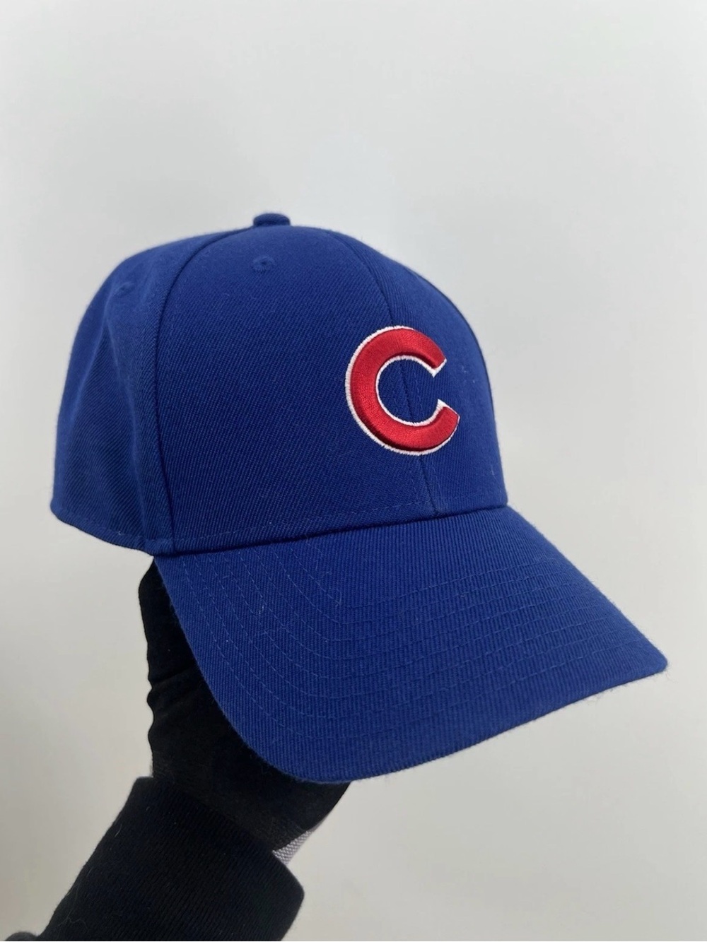 47 Brand Royal Blue and Black Baseball Cap with Red Accent